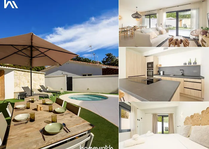 Villa With Minimalist Decor, Pool And Bbq, Two Minutes\' Walk From Costabella Beach