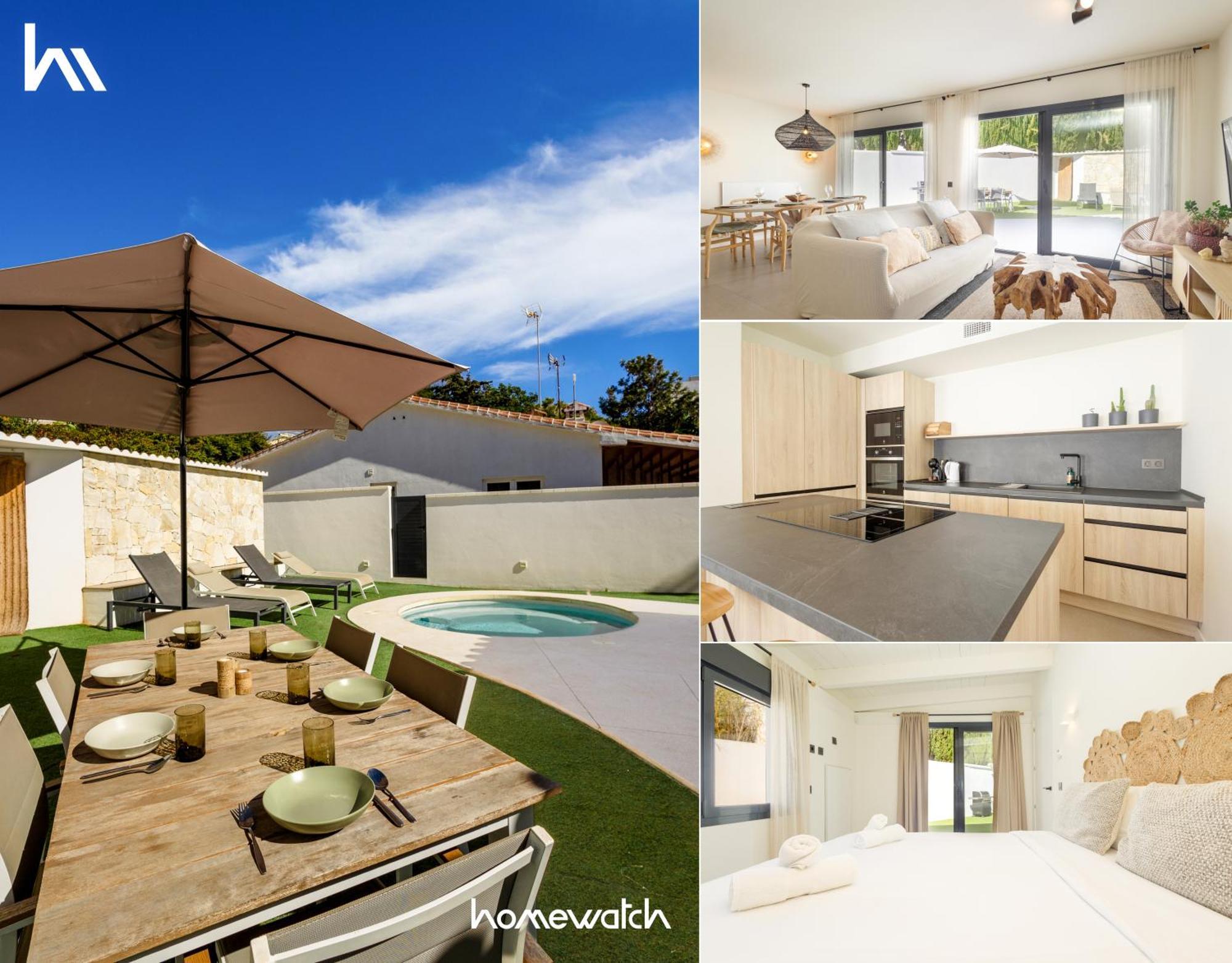 Villa With Minimalist Decor, Pool And Bbq, Two Minutes' Walk From Costabella